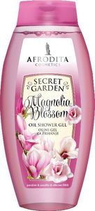 Gel za prhanje oljni Afrodita, SECRET GARDEN Magnolia Blossom, 250 ml